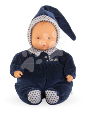 Bábika Babipouce Navy Blue Starry Dreams Mon Doudou Corolle s hnedými očami a špúliace ústočká 28 cm od 0 mesBábika Babipouce Navy Blue Starry Dreams Mon Doudou Corolle s hnedými očami a špúliace ústočká 28 cm od 0 mes