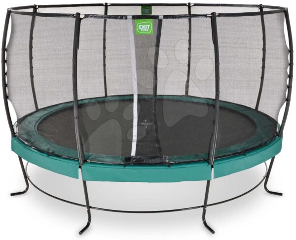 Trampolína s ochrannou sieťou Lotus Premium Exit Toys priemer 253 cm zelenáTrampolína s ochrannou sieťou Lotus Premium Exit Toys priemer 253 cm zelená