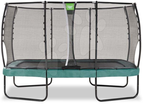 Trampolína s ochrannou sieťou Allure Premium  Exit Toys zelená 214*366 cmTrampolína s ochrannou sieťou Allure Premium  Exit Toys zelená 214*366 cm