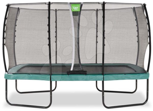 Trampolína s ochrannou sieťou Allure Classic Exit Toys zelená 214*366 cmTrampolína s ochrannou sieťou Allure Classic Exit Toys zelená 214*366 cm