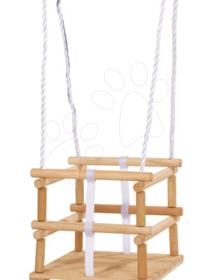 Drevená hojdačka Wooden Baby Swing Outdoor Eichhorn prírodná 140-210 cm dĺžka 30*30 cm sedadlo 20 kg nosnosť od 12 mesDrevená hojdačka Wooden Baby Swing Outdoor Eichhorn prírodná 140-210 cm dĺžka 30*30 cm sedadlo 20 kg nosnosť od 12 mes