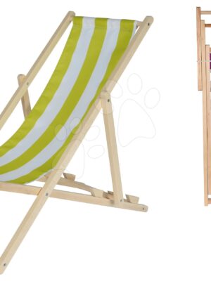 Drevené lehátko skladacie pre deti Outdoor Kids Sunchair Eichhorn s pásikavým poťahom s UV filtrom nosnosť 40 kgDrevené lehátko skladacie pre deti Outdoor Kids Sunchair Eichhorn s pásikavým poťahom s UV filtrom nosnosť 40 kg