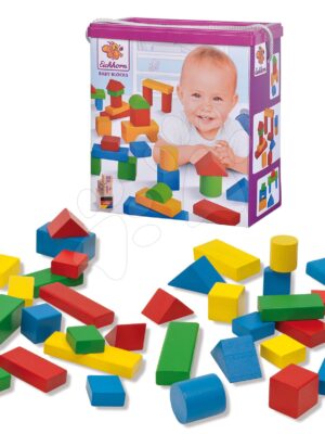 Drevené kocky farebné Coloured Wooden Blocks XL Baby Eichhorn extra veľké 50 kusov veľkosť 40 mm od 12 mesDrevené kocky farebné Coloured Wooden Blocks XL Baby Eichhorn extra veľké 50 kusov veľkosť 40 mm od 12 mes