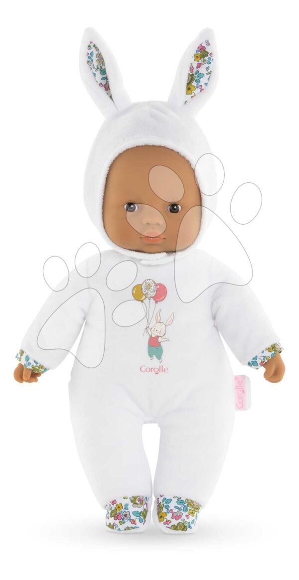 Bábika Sweet Heart White Bunny Mon Doudou Corolle s čiernymi očami a kapucňou 30 cm od 0 mesBábika Sweet Heart White Bunny Mon Doudou Corolle s čiernymi očami a kapucňou 30 cm od 0 mes