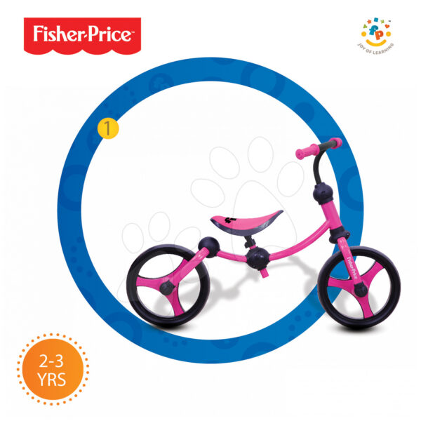 smarTrike detské odrážadlo Fisher-Price Running Bike 2v1 1050233 ružovo-čiernesmarTrike detské odrážadlo Fisher-Price Running Bike 2v1 1050233 ružovo-čierne