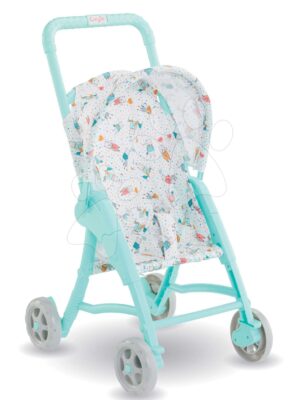 Kočík Stroller Mint Mon Grand Poupon Corolle so sklápacou strieškou pre 30 cm bábiku od 18 mesKočík Stroller Mint Mon Grand Poupon Corolle so sklápacou strieškou pre 30 cm bábiku od 18 mes