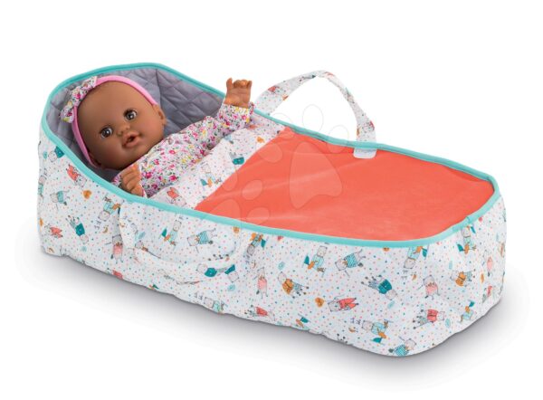 Prenosná postieľka Carry Bed Coral Mon Grand Poupon Corolle pre 36-42 cm bábiku od 24 mesPrenosná postieľka Carry Bed Coral Mon Grand Poupon Corolle pre 36-42 cm bábiku od 24 mes