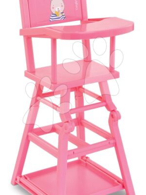 Jedálenská stolička High Chair Pink Corolle pre 36-42 cm bábiku ružováJedálenská stolička High Chair Pink Corolle pre 36-42 cm bábiku ružová