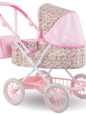 Hlboký kočík s taškou na prebaľovanie Carriage Floral Corolle skladací pre 36-52 cm bábiku výškovo nastaviteľnýHlboký kočík s taškou na prebaľovanie Carriage Floral Corolle skladací pre 36-52 cm bábiku výškovo nastaviteľný