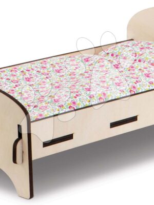 Drevená postieľka Wooden Bed Floral Corolle pre 30-36 cm bábikuDrevená postieľka Wooden Bed Floral Corolle pre 30-36 cm bábiku