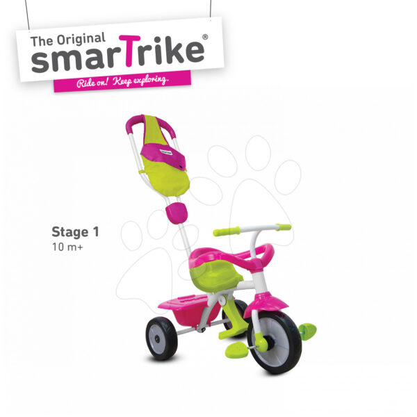 smarTrike detská trojkolka Play GL 1470200 ružovo-zelenásmarTrike detská trojkolka Play GL 1470200 ružovo-zelená