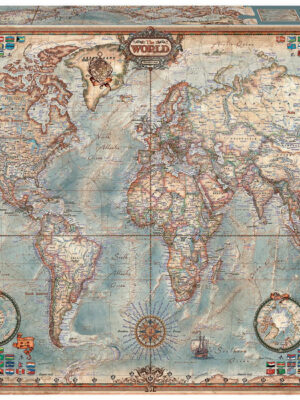 Educa Puzzle The World Executive Map 4000 dielikov 14827 farebnéEduca Puzzle The World Executive Map 4000 dielikov 14827 farebné