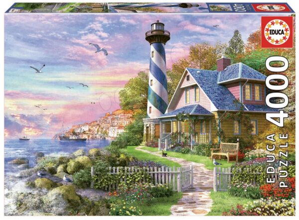 Educa puzzle Lighthouse at Rock Bay 4000 dielov 17677Educa puzzle Lighthouse at Rock Bay 4000 dielov 17677