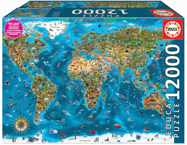 Puzzle Wonders of the World Educa 12000 dielov od 11 rokovPuzzle Wonders of the World Educa 12000 dielov od 11 rokov