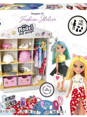 Kreatívne tvorenie My Model Doll Design Fashion Atelier Educa vyrob si 300 modelov šiat pre bábiku od 6 rokovKreatívne tvorenie My Model Doll Design Fashion Atelier Educa vyrob si 300 modelov šiat pre bábiku od 6 rokov