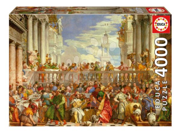 Puzzle The Wedding At Cana Paolo Veronese Educa 4000 dielov a Fix lepidloPuzzle The Wedding At Cana Paolo Veronese Educa 4000 dielov a Fix lepidlo