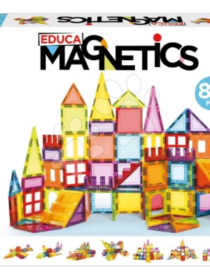 Stavebnica 3D magnetická extra veľká  Magnetics Building Tiles Educa 83 farebných dielikov od 3 rokov EDU20025Stavebnica 3D magnetická extra veľká  Magnetics Building Tiles Educa 83 farebných dielikov od 3 rokov EDU20025