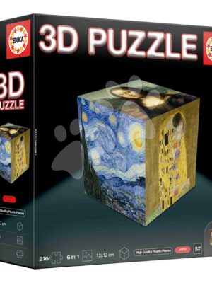 Puzzle umelecké 3D Cube Art Educa 216 dielikov od 8 rokovPuzzle umelecké 3D Cube Art Educa 216 dielikov od 8 rokov