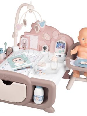 Domček pre bábiku Cocoon Nursery Natur D'Amour Baby Nurse Smoby denná a nočná zóna s elektronickými funkciami 20 doplnkovDomček pre bábiku Cocoon Nursery Natur D'Amour Baby Nurse Smoby denná a nočná zóna s elektronickými funkciami 20 doplnkov