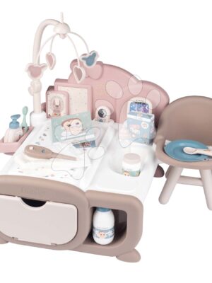 Domček Cocoon Nursery Natur D'Amour Baby Nurse Smoby denná a nočná zóna s elektronickými funkciami 20 doplnkovDomček Cocoon Nursery Natur D'Amour Baby Nurse Smoby denná a nočná zóna s elektronickými funkciami 20 doplnkov