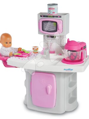 Kuchynské štúdio pre bábiku The Baby's Kitchen Écoiffier s varením a jedálenským kútikom od 18 mesKuchynské štúdio pre bábiku The Baby's Kitchen Écoiffier s varením a jedálenským kútikom od 18 mes