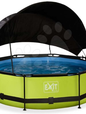 Bazén so strieškou a filtráciou Lime pool Exit Toys kruhový oceľová konštrukcia 300*76 cm zelený od 6 rokovBazén so strieškou a filtráciou Lime pool Exit Toys kruhový oceľová konštrukcia 300*76 cm zelený od 6 rokov