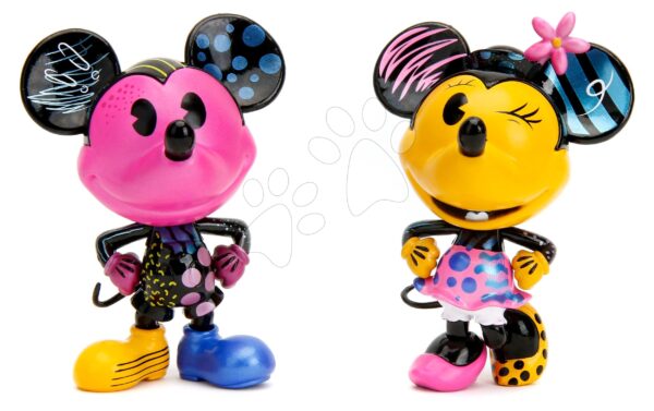 Figúrky zberateľské Mickey a Minnie Designer Jada kovové 2 kusy výška 10 cmFigúrky zberateľské Mickey a Minnie Designer Jada kovové 2 kusy výška 10 cm