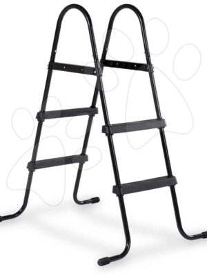 Schody k bazénu pool ladder Exit Toys pre výšku 60 - 90 cm kovový rám protišmykové čierneSchody k bazénu pool ladder Exit Toys pre výšku 60 - 90 cm kovový rám protišmykové čierne