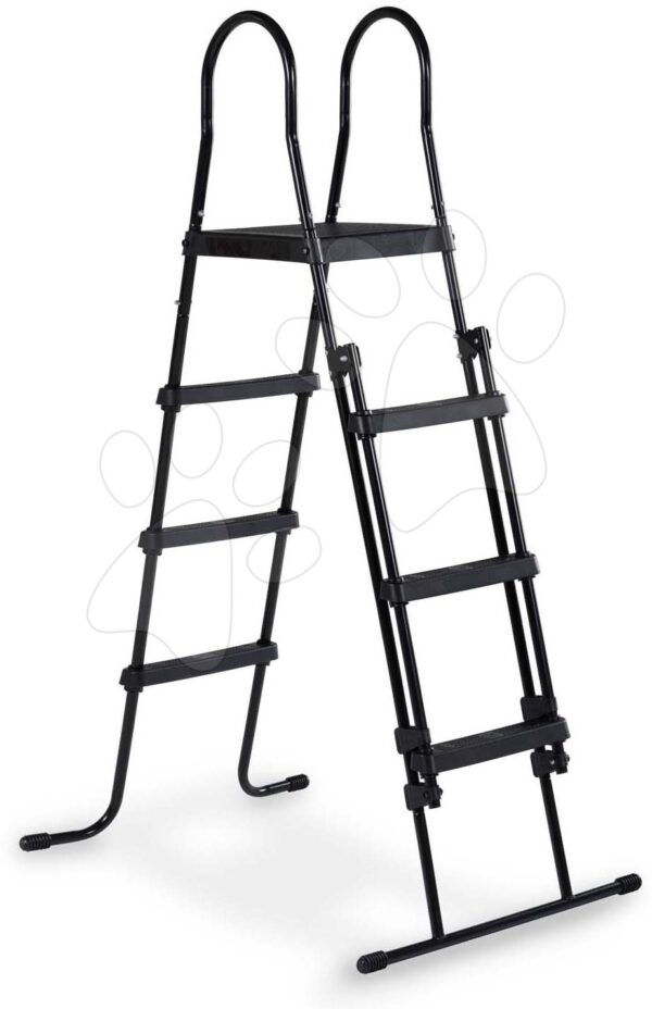 Schody k bazénu pool ladder Exit Toys pre výšku 108 - 122 cm kovový rám protišmykové čierneSchody k bazénu pool ladder Exit Toys pre výšku 108 - 122 cm kovový rám protišmykové čierne