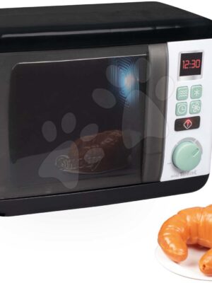 Mikrovlnka so zvukom a svetlom Tefal Electronic Microwave Smoby elektronická s croissantom a “cric-crac” gombíkom šedo-olivováMikrovlnka so zvukom a svetlom Tefal Electronic Microwave Smoby elektronická s croissantom a “cric-crac” gombíkom šedo-olivová