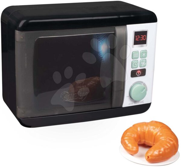 Mikrovlnka so zvukom a svetlom Tefal Electronic Microwave Smoby elektronická s croissantom a “cric-crac” gombíkom šedo-olivováMikrovlnka so zvukom a svetlom Tefal Electronic Microwave Smoby elektronická s croissantom a “cric-crac” gombíkom šedo-olivová