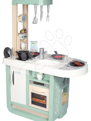 Kuchynka s elektronickými funkciami Cherry Kitchen Smoby s jedálenským pultom a spotrebičmi 25 doplnkov - 96 cm výška/49 cm pultKuchynka s elektronickými funkciami Cherry Kitchen Smoby s jedálenským pultom a spotrebičmi 25 doplnkov - 96 cm výška/49 cm pult