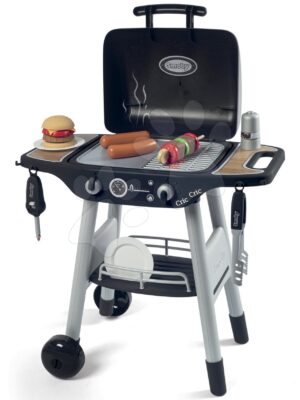 Grill Barbecue Smoby s mechanickými funkciami a zvukom a 18 doplnkami 73 cm výškaGrill Barbecue Smoby s mechanickými funkciami a zvukom a 18 doplnkami 73 cm výška