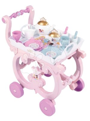 Servírovací stolík Disney Princess XL Tea Trolley Smoby s veľkou čajovou súpravou 17 dielovServírovací stolík Disney Princess XL Tea Trolley Smoby s veľkou čajovou súpravou 17 dielov