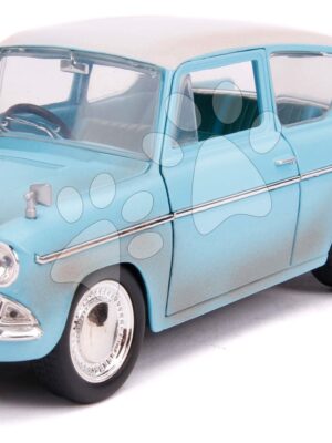 Autíčko Ford Anglia 1959 s figúrkou Harry Potter Jada kovové s otvárateľnými dverami dĺžka 19 cm 1:24Autíčko Ford Anglia 1959 s figúrkou Harry Potter Jada kovové s otvárateľnými dverami dĺžka 19 cm 1:24