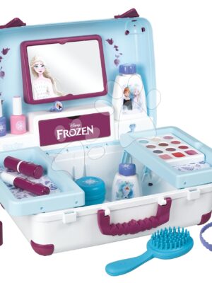 Kozmetický kufrík Frozen My Beauty Vanity Smoby pre kaderníčku nechtové štúdio a make up kozmetičku s 13 doplnkamiKozmetický kufrík Frozen My Beauty Vanity Smoby pre kaderníčku nechtové štúdio a make up kozmetičku s 13 doplnkami