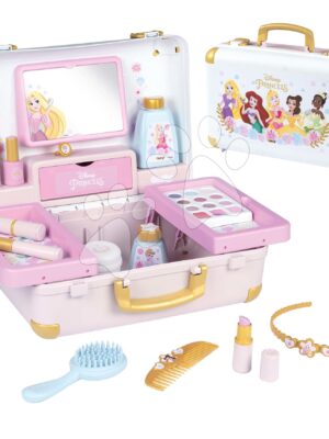 Kozmetický kufrík Disney Princess Beauty Vanity Smoby kaderníctvo a kozmetika s nechtovým štúdiom s 13 doplnkamiKozmetický kufrík Disney Princess Beauty Vanity Smoby kaderníctvo a kozmetika s nechtovým štúdiom s 13 doplnkami