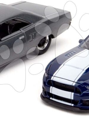 Autíčka Ford Mustang a Plymouth Road Runner Fast & Furious Twin Pack Jada kovové dĺžka 12 cm 1:32Autíčka Ford Mustang a Plymouth Road Runner Fast & Furious Twin Pack Jada kovové dĺžka 12 cm 1:32