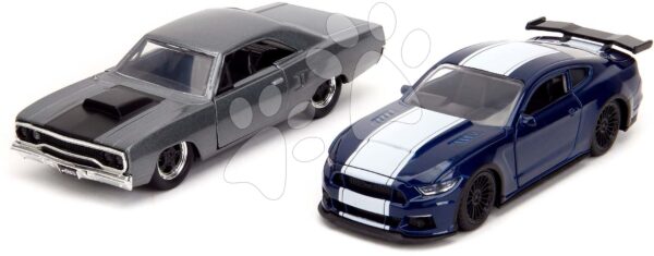 Autíčka Ford Mustang a Plymouth Road Runner Fast & Furious Twin Pack Jada kovové dĺžka 12 cm 1:32Autíčka Ford Mustang a Plymouth Road Runner Fast & Furious Twin Pack Jada kovové dĺžka 12 cm 1:32