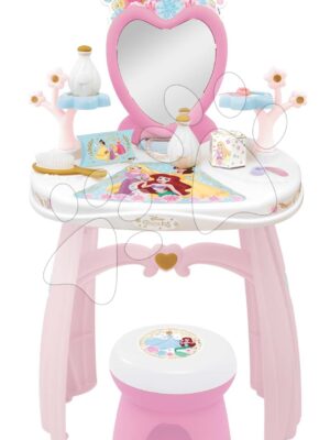 Kozmetický stolík Disney Princess Dressing Table Smoby s 10 doplnkamiKozmetický stolík Disney Princess Dressing Table Smoby s 10 doplnkami