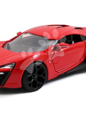 Autíčko Lykan Hypersport Fast & Furious Jada kovové s otvárateľnými časťami a gumenými kolieskami 19 cm dĺžka 1:24Autíčko Lykan Hypersport Fast & Furious Jada kovové s otvárateľnými časťami a gumenými kolieskami 19 cm dĺžka 1:24