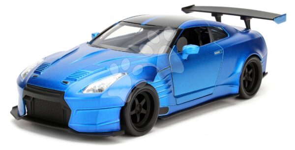 Autíčko Nissan Ben Sopra GT-R Fast & Furious Jada kovové s otvárateľnými časťami dĺžka 22 cm 1:24Autíčko Nissan Ben Sopra GT-R Fast & Furious Jada kovové s otvárateľnými časťami dĺžka 22 cm 1:24