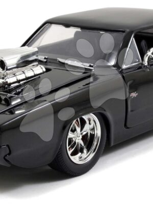 Autíčko na diaľkové ovládanie RC Dodge Charger 1970 Fast & Furious Jada čierne dĺžka 18 cm 1:24 od 6 rokovAutíčko na diaľkové ovládanie RC Dodge Charger 1970 Fast & Furious Jada čierne dĺžka 18 cm 1:24 od 6 rokov