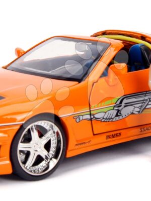 Autíčko Toyota Supra 1995 Fast & Furious Jada kovové s otvárateľnými časťami a figúrkou Brian O´Connor dĺžka 21 cm 1:24Autíčko Toyota Supra 1995 Fast & Furious Jada kovové s otvárateľnými časťami a figúrkou Brian O´Connor dĺžka 21 cm 1:24