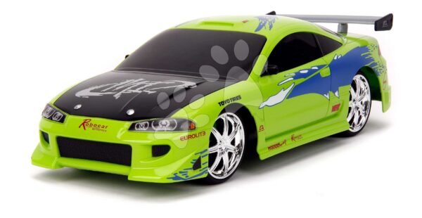 Autíčko na diaľkové ovládanie RC Brian Mitsubishi Eclipse 1995 Fast & Furious Jada dĺžka 28 cm 1:16 od 6 rokovAutíčko na diaľkové ovládanie RC Brian Mitsubishi Eclipse 1995 Fast & Furious Jada dĺžka 28 cm 1:16 od 6 rokov