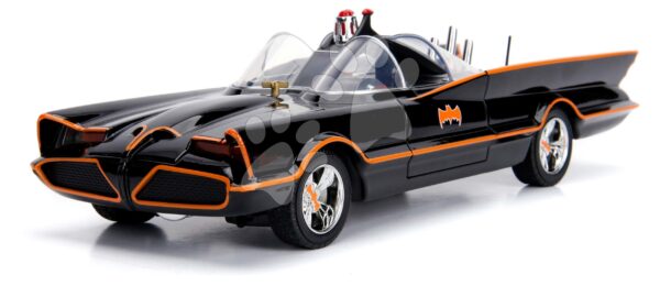 Autíčko Batman Classic Batmobile Jada kovové so svetlom s 2 figúrkami dĺžka 28 cm 1:18Autíčko Batman Classic Batmobile Jada kovové so svetlom s 2 figúrkami dĺžka 28 cm 1:18