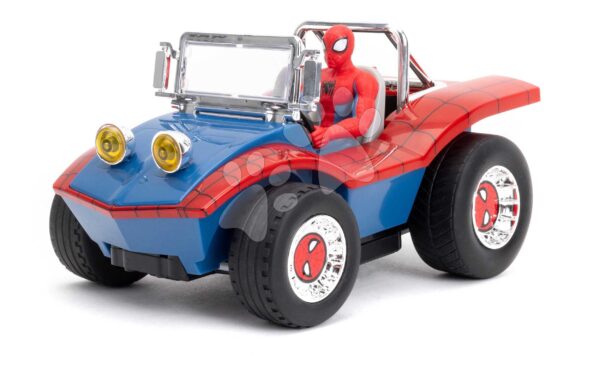 Autíčko na diaľkové ovládanie RC Buggy Spiderman Marvel Jada terénne dĺžka 17 cm 1:24 od 6 rokovAutíčko na diaľkové ovládanie RC Buggy Spiderman Marvel Jada terénne dĺžka 17 cm 1:24 od 6 rokov