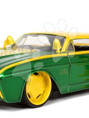 Autíčko Marvel Ford Thunderbird Jada kovové s otvárateľnými časťami a figúrkou Loki dĺžka 22 cm 1:24Autíčko Marvel Ford Thunderbird Jada kovové s otvárateľnými časťami a figúrkou Loki dĺžka 22 cm 1:24