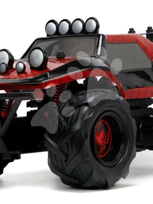 Autíčko na diaľkové ovládanie RC Buggy Miles Morales Marvel Jada terénne s odpružením dĺžka 34 cm 1:14 od 6 rokovAutíčko na diaľkové ovládanie RC Buggy Miles Morales Marvel Jada terénne s odpružením dĺžka 34 cm 1:14 od 6 rokov