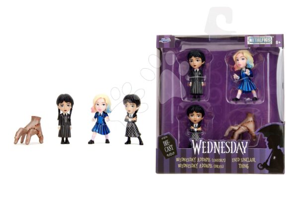 Figúrky zberateľské Wednesday Metalfigs 4-pack Jada kovové sada 4 druhovFigúrky zberateľské Wednesday Metalfigs 4-pack Jada kovové sada 4 druhov